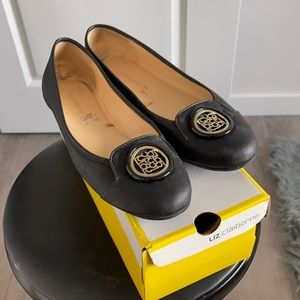 Liz Claiborne LC Selma Black Flat Shoes